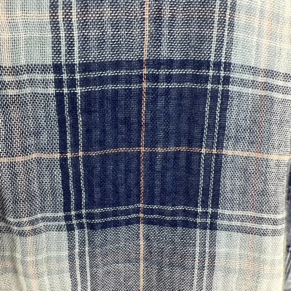 J. Jill Denim Plaid Shirt, Medium - Picture 2 of 8